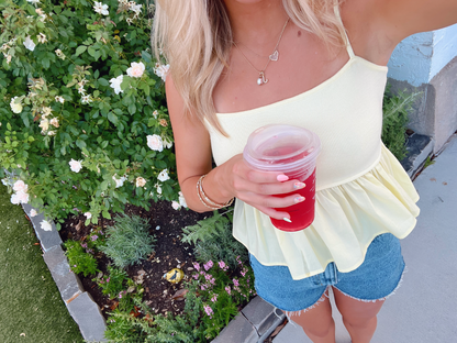 Sunshine Ruffle Top