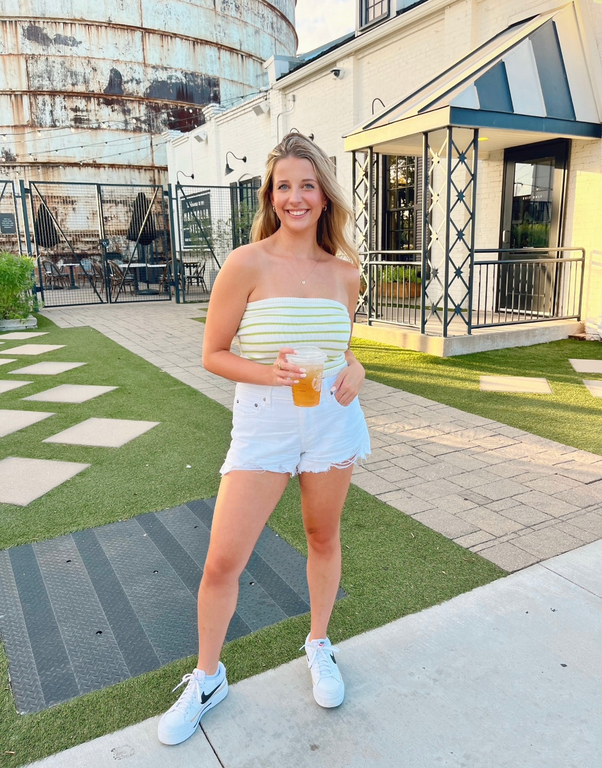 Savvy Striped Tube Top