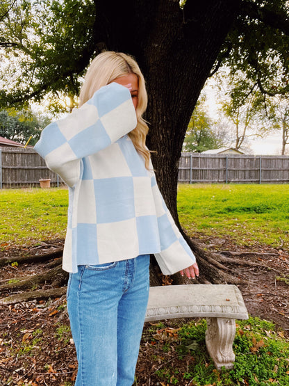 PIPER CHECKERED TOP